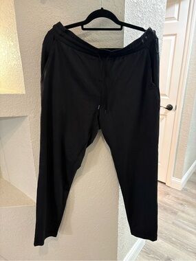 Classic Black Drawstring Joggers